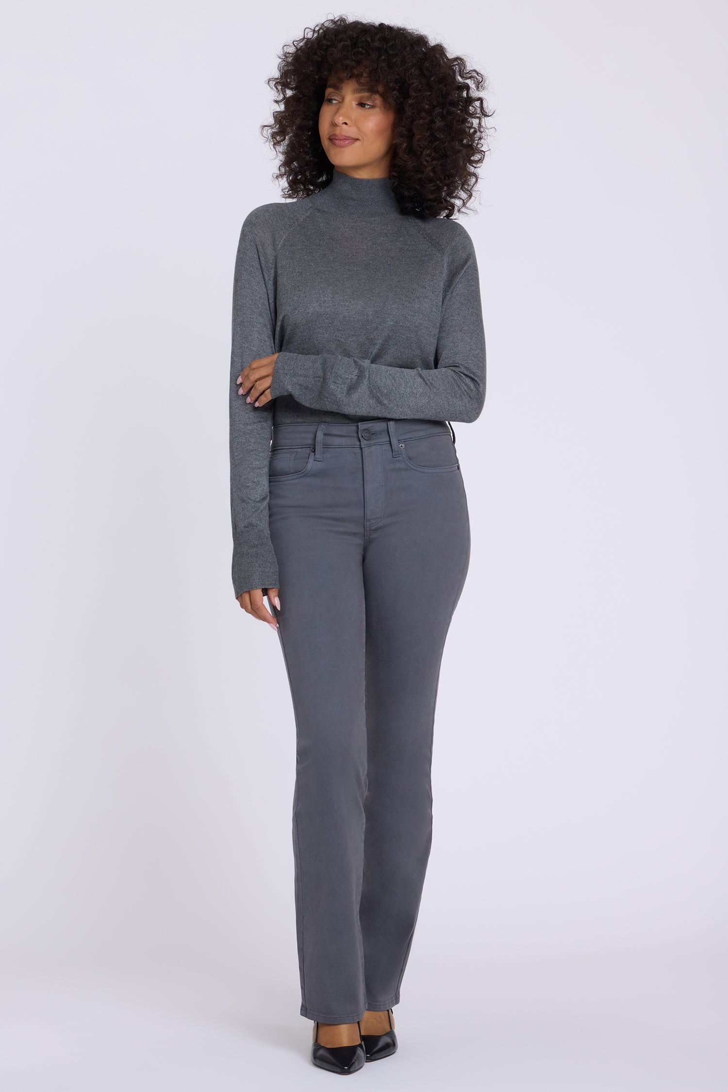 NYDJ Barbara Bootcut Jeans  - Vintage Charcoal