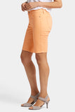 NYDJ Briella 11 Inch Denim Shorts  - Apricot Crush