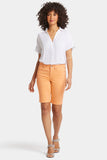 NYDJ Briella 11 Inch Denim Shorts  - Apricot Crush