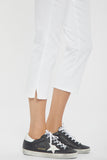 NYDJ Chloe Capri Jeans With Side Slits - Optic White