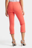 NYDJ Chloe Capri Jeans With Side Slits - Fruit Punch