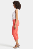 NYDJ Chloe Capri Jeans With Side Slits - Fruit Punch