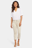 NYDJ Chloe Capri Jeans With Cuffs - Feather