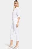 NYDJ Chloe Capri Jeans With High Rise And Released Hems - Optic White