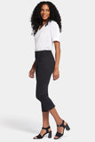 NYDJ Chloe Capri Jeans With High Rise And Released Hems - Black