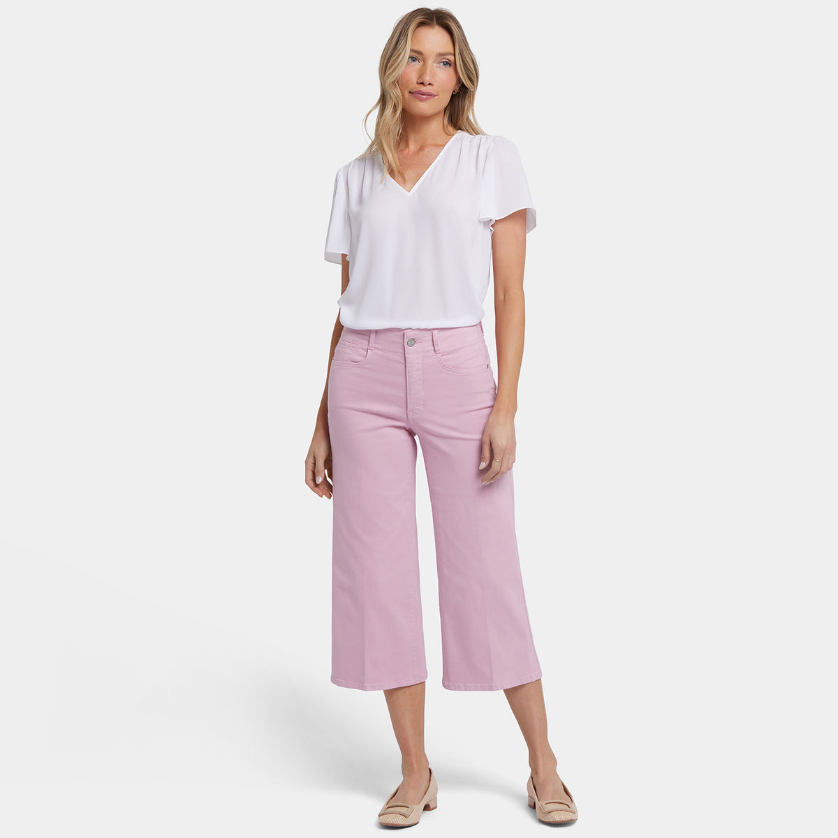 Pantalon Capri Violet à Carreaux Janie And Jack - Taille 18-24 Mois - Neuf Avec étiquette - Thème Jardin