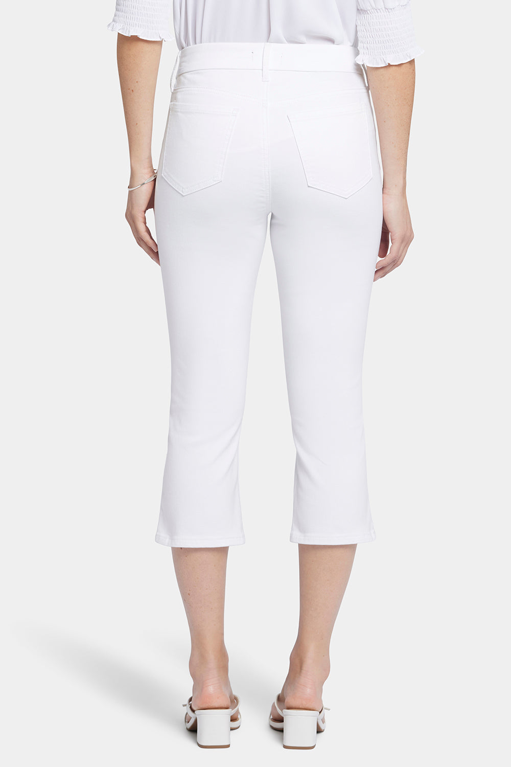 NYDJ Waist-Match™ Slim Straight Crop Jeans  - Optic White
