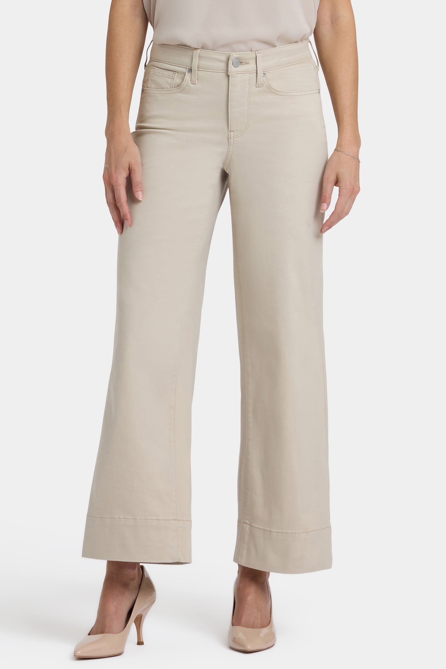 NYDJ Teresa Wide Leg Ankle Jeans With 3