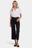 NYDJ Waist-Match™ Teresa Wide Leg Ankle Jeans  - Black