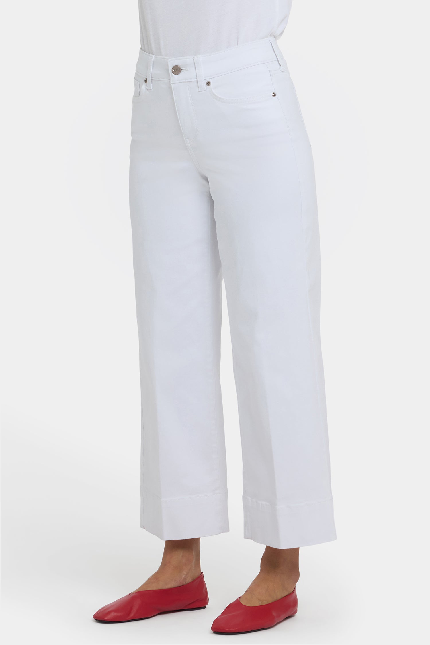 NYDJ Teresa Wide Leg Ankle Jeans With 3