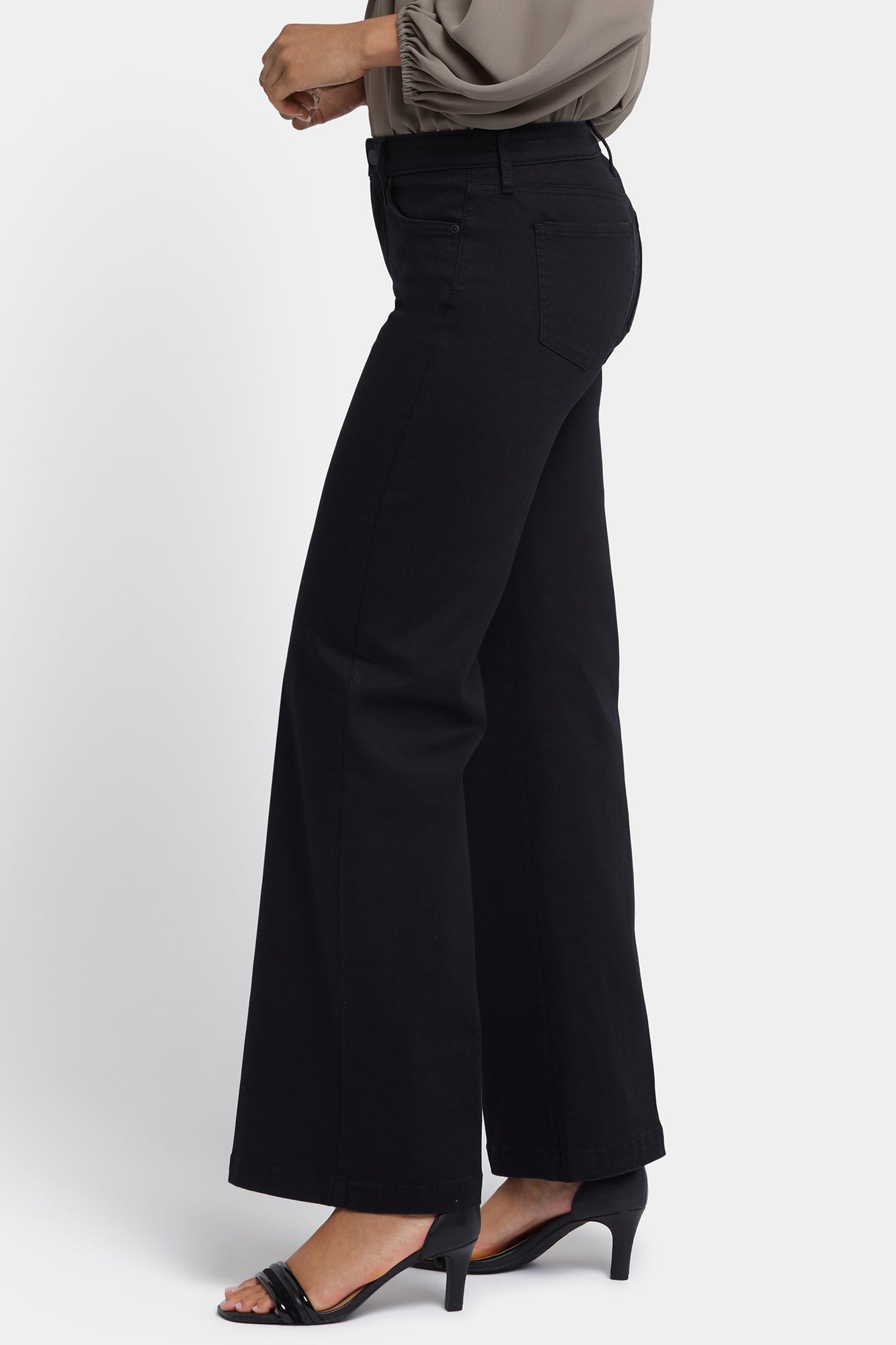 NYDJ Teresa Wide Leg Jeans  - Black