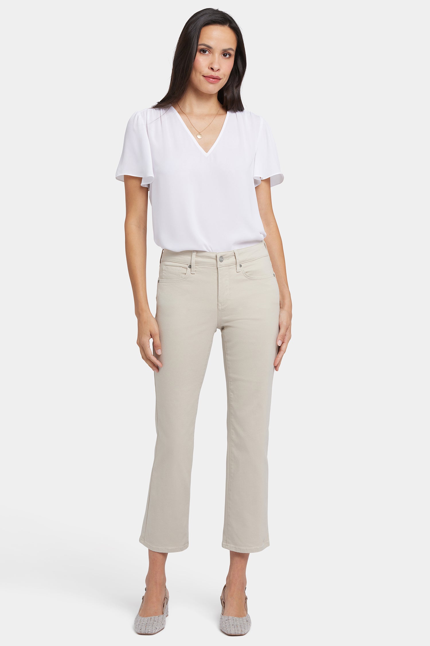 NYDJ Marilyn Straight Ankle Jeans  - Feather