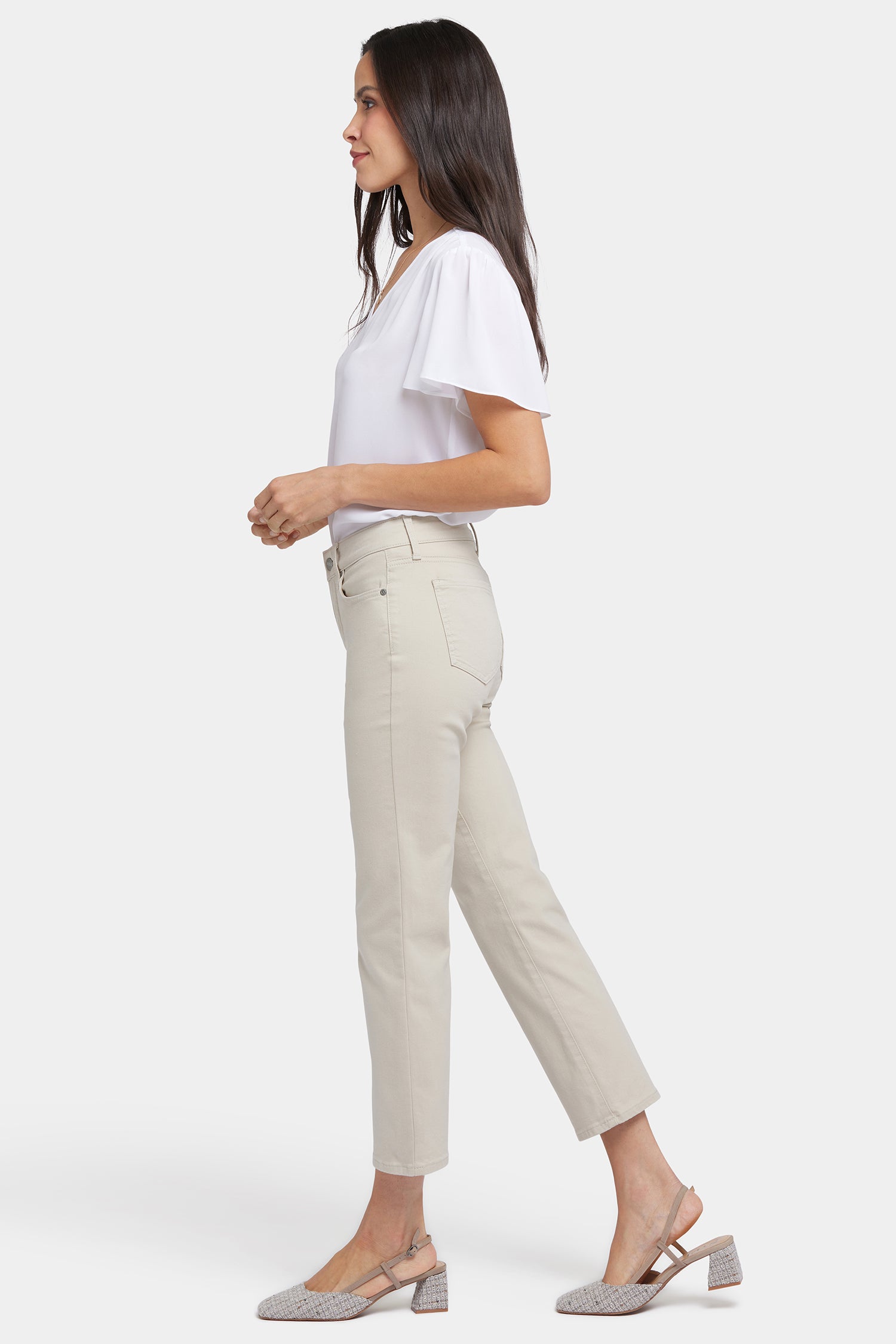 NYDJ Marilyn Straight Ankle Jeans  - Feather