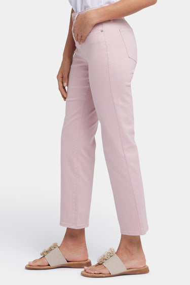 NYDJ Marilyn Straight Ankle Jeans  - Pale Mauve