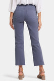 NYDJ Marilyn Straight Ankle Jeans With Frayed Hems - Cascade Lake