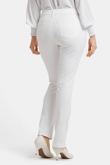 NYDJ Marilyn Straight Jeans  - Optic White