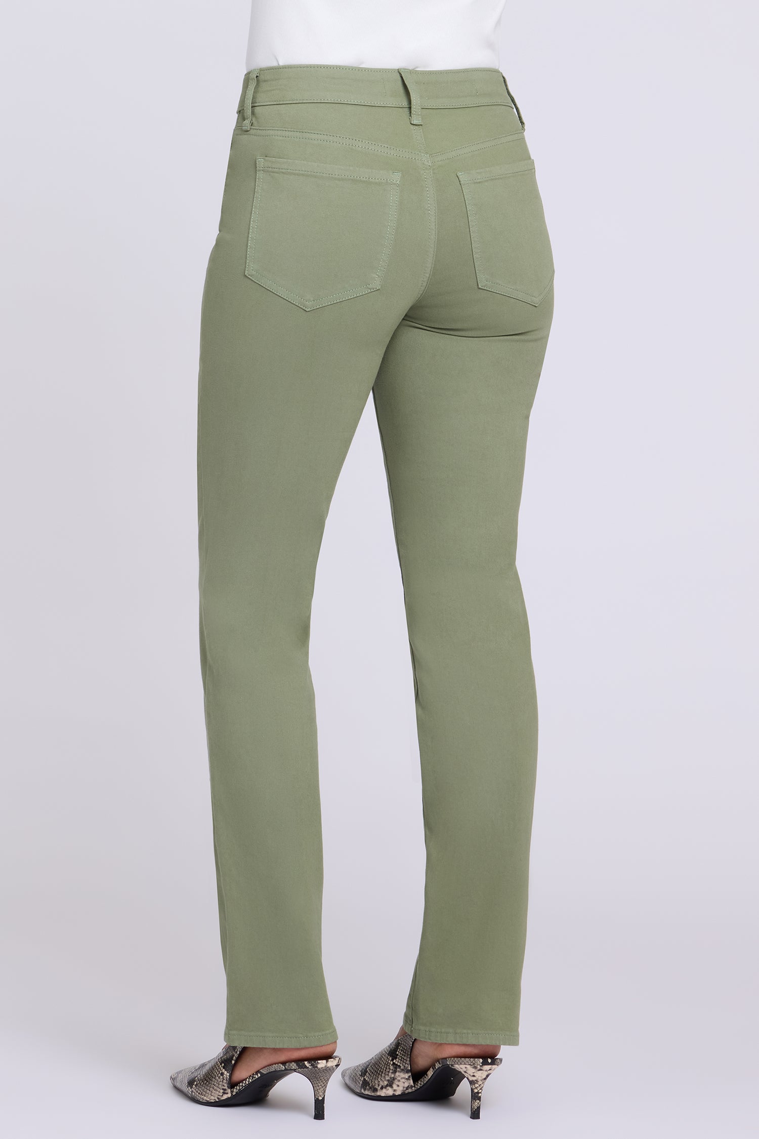 NYDJ Marilyn Straight Jeans  - Artichoke