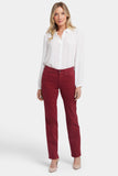 NYDJ Marilyn Straight Jeans  - Wild Currant