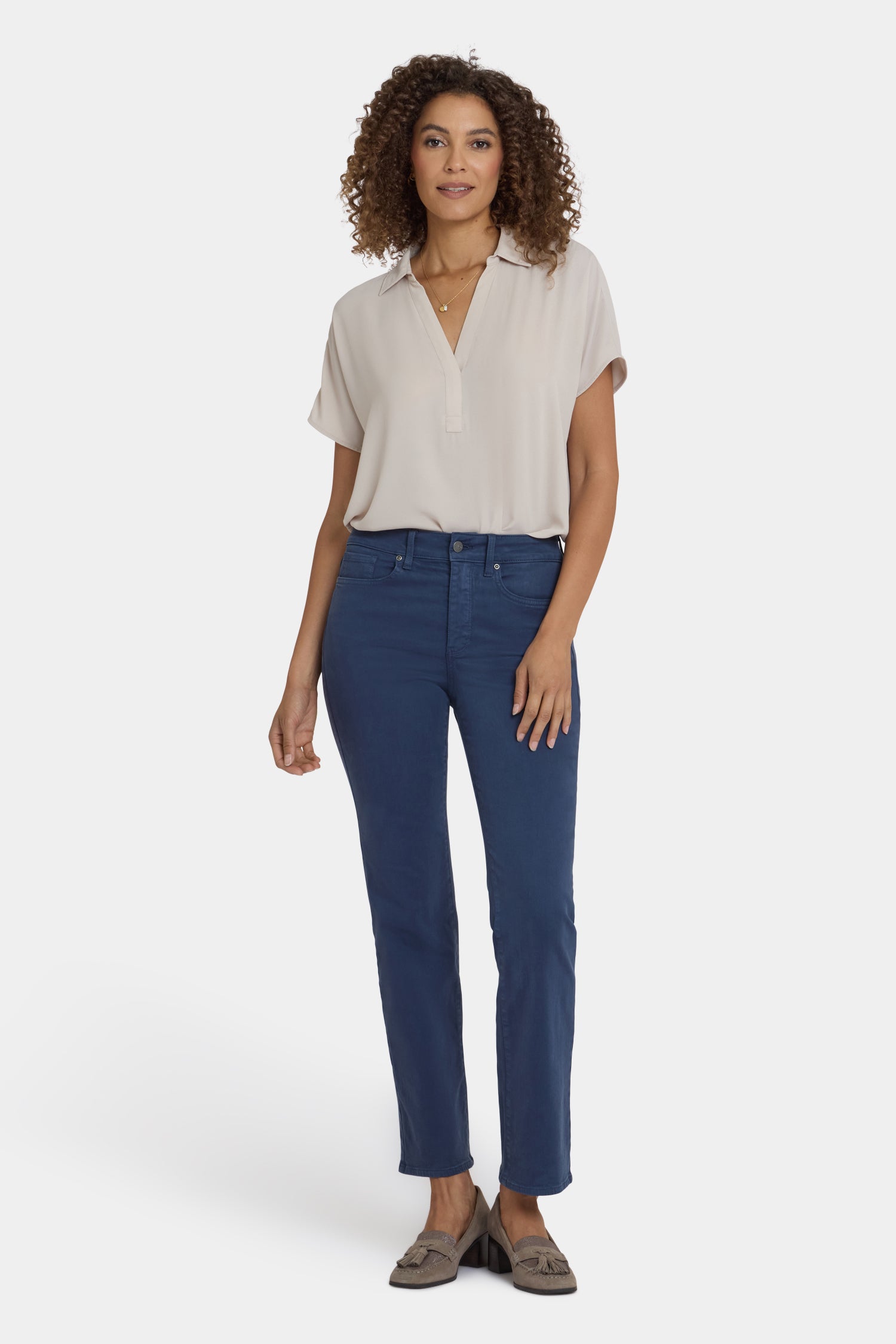 NYDJ Marilyn Straight Jeans With High Rise And 31