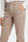 NYDJ Marilyn Straight Jeans  With Utility Pockets - Country Oak