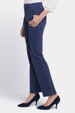 NYDJ Marilyn Straight Jeans  With Utility Pockets - Starless Sky