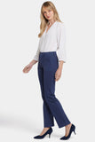 NYDJ Marilyn Straight Jeans  With Utility Pockets - Starless Sky