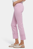 NYDJ Marilyn Straight Jeans With 5" Cuffs - Pink Nectar