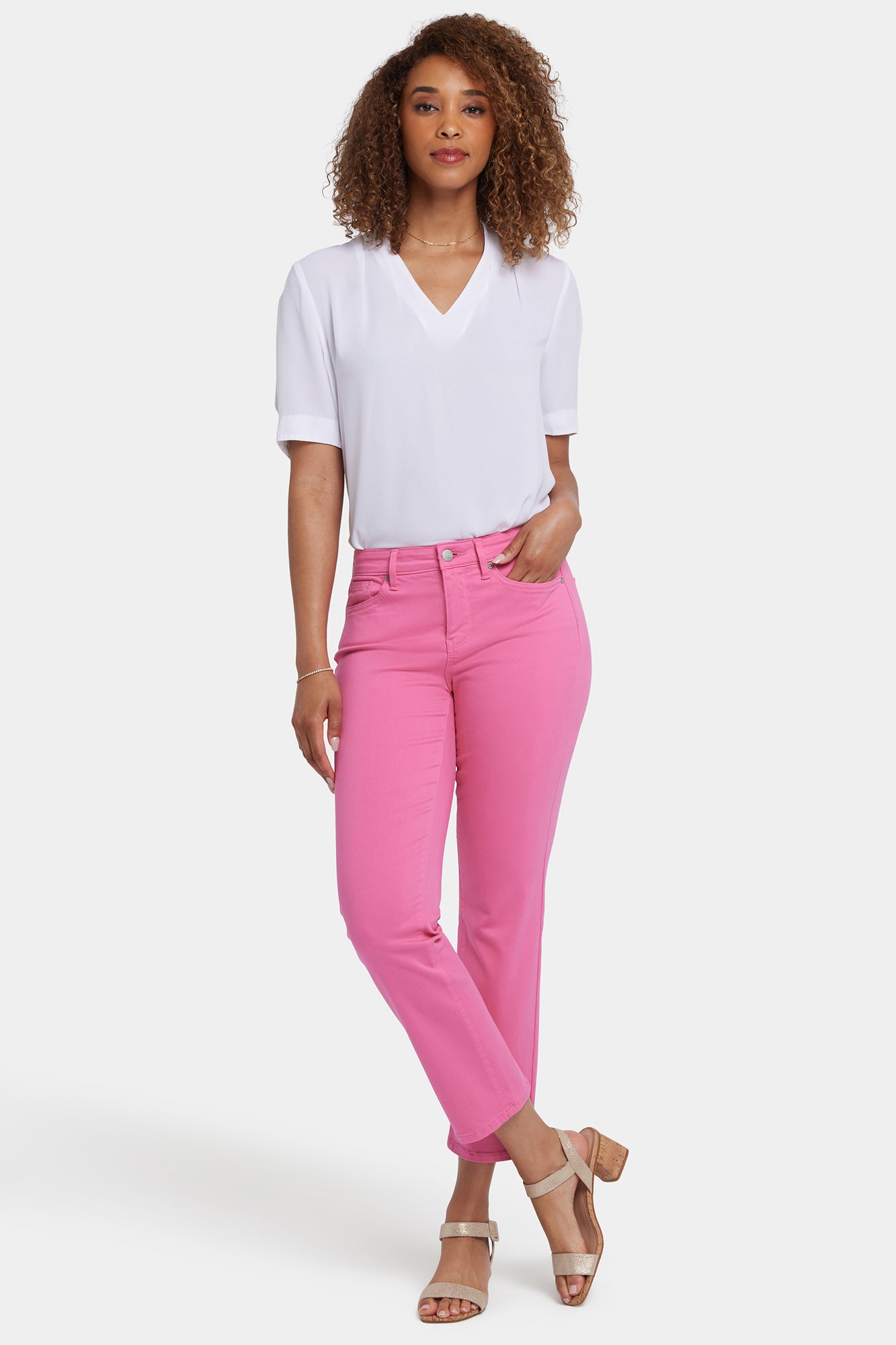 NYDJ Sheri Slim Ankle Jeans  - Honeysuckle