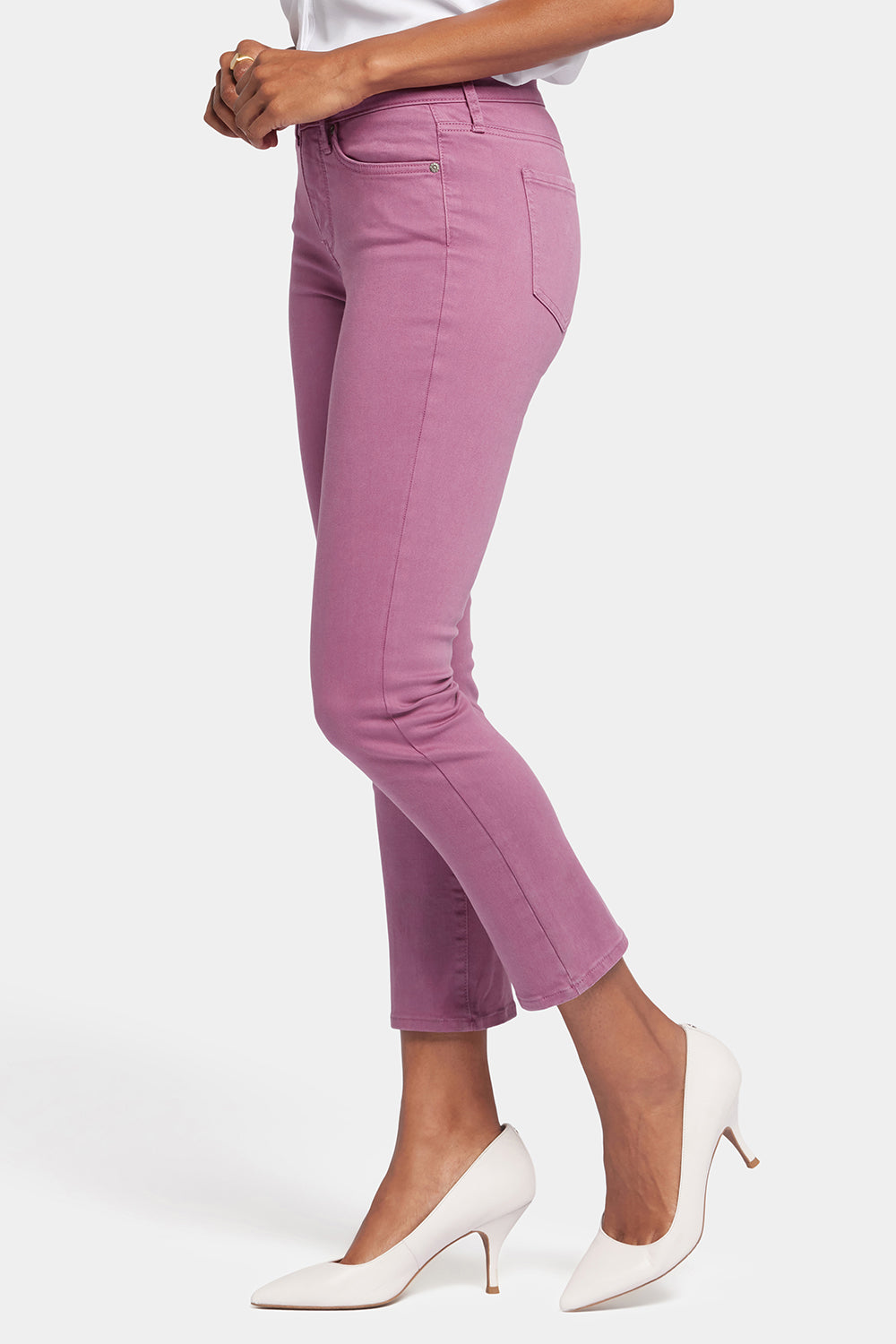 NYDJ Sheri Slim Ankle Jeans  - Mauve Haze