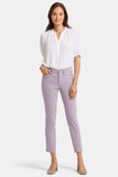 NYDJ Sheri Slim Ankle Jeans With Frayed Hems - Arctic Dusk