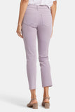 NYDJ Sheri Slim Ankle Jeans With Frayed Hems - Arctic Dusk