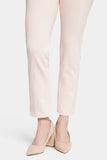 NYDJ Sheri Slim Ankle Jeans With Frayed Hems - Carnation