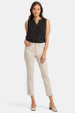 NYDJ Sheri Slim Ankle Jeans With Frayed Hems - Feather