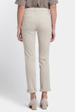 NYDJ Sheri Slim Ankle Jeans With Roll Cuffs - Feather