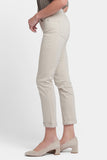 NYDJ Sheri Slim Ankle Jeans With Roll Cuffs - Feather