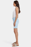 NYDJ Ella Denim Shorts With Side Slits - Aquatic