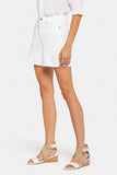 NYDJ A-Line Denim Shorts With High Rise - Optic White