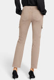 NYDJ Sheri Slim Jeans With Cargo Pockets - Saddlewood