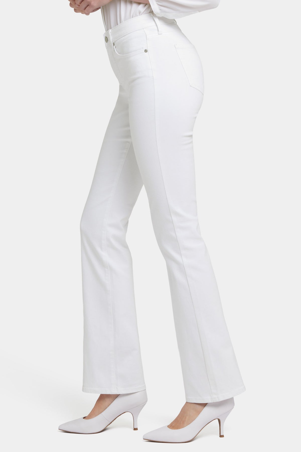NYDJ Barbara Bootcut Jeans  - Optic White