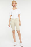 NYDJ Briella 11 Inch Jean Shorts With Roll Cuffs - Feather