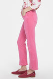 NYDJ Marilyn Straight Ankle Jeans  - Pink Peony