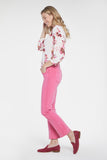 NYDJ Marilyn Straight Ankle Jeans  - Pink Peony