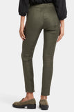 NYDJ Basic Legging Pants In Stretch Faux Suede - Vine Leaf