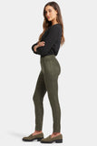 NYDJ Basic Legging Pants In Stretch Faux Suede - Vine Leaf