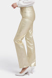 NYDJ Coated Marilyn Straight Jeans  - Gold Coated