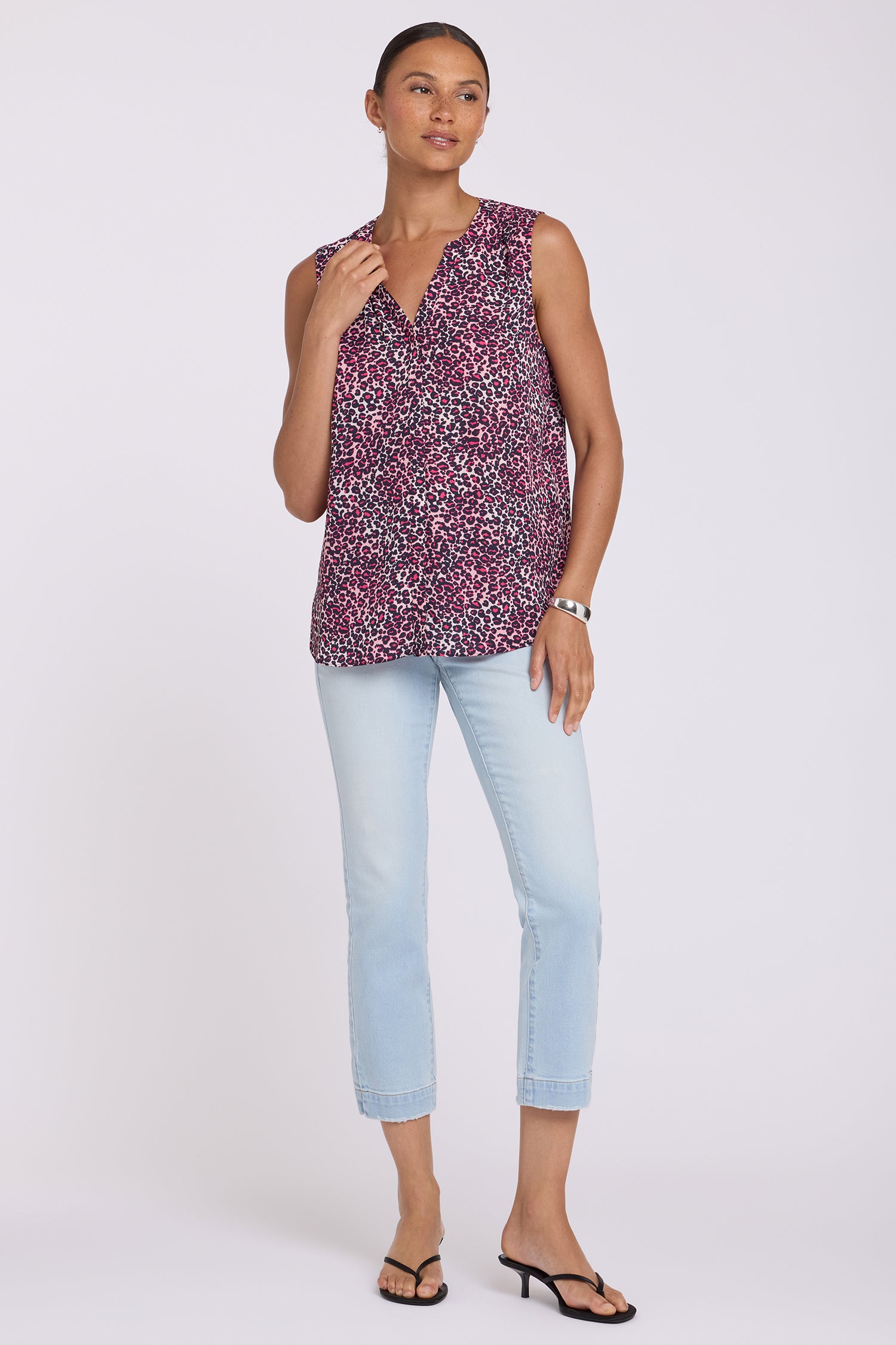 Sleeveless Pintuck Blouse - Catarina | NYDJ