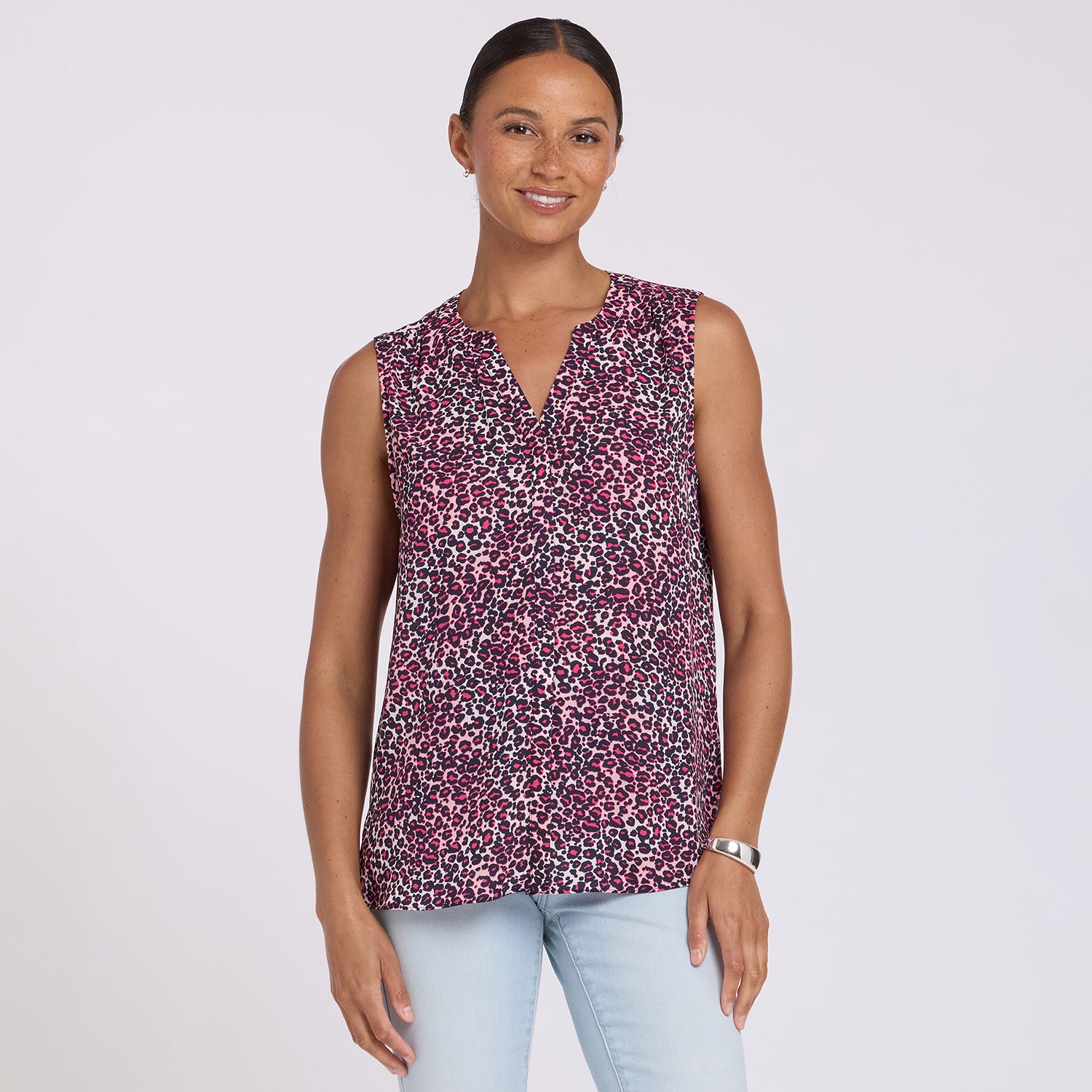 Sleeveless Pintuck Blouse - Catarina | NYDJ