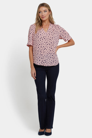 NYDJ Charming Top  - Brigitte Dot