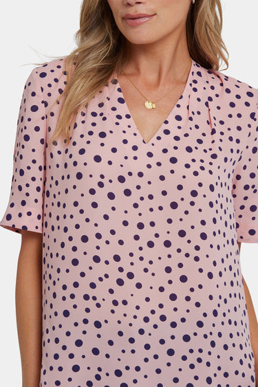 NYDJ Charming Top  - Brigitte Dot
