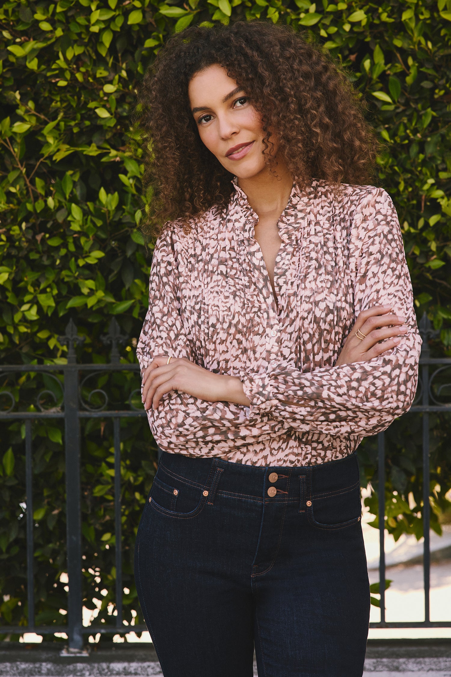 NYDJ Pleated Front Tunic  - Delacroix